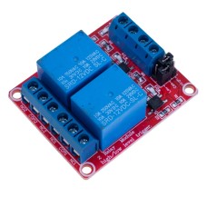 Реле-модуль, 2 канали, 12V, з оптороз'язкою