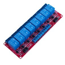Реле-модуль, 8 каналів, 5V, з оптороз'язкою