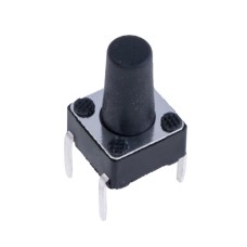 Кнопка тактова 6x6, H10mm, KFC-A06T-10 Daier