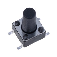 Кнопка тактова SMD 6x6, H10mm, KFC-A06A-10 Daier