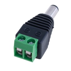 Перехід з клем на 2,5x5,5mm male, DC2.5-T1 Daier