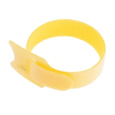 Стяжка текстильна жовта для проводів 1 шт. 150x12mm. ZXRXQ04YE60 Zoerax