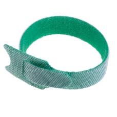 Стяжка текстильна зелена для проводів 1 шт. 150x12mm. ZXRXQ04GR60 Zoerax