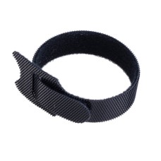 Стяжка текстильна чорна для проводів 1 шт. 150x12mm. ZXRXQ04BK60 Zoerax