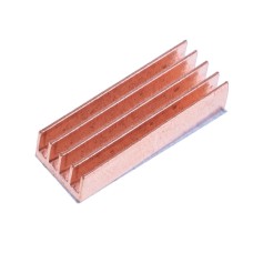 Радіатор мідний 22х8x5 mm 3KS