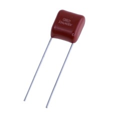 Конденсатор CBB21 330nF 400V J(±5%), P=7,5mm, 9x11x6mm CBB21-334J400VP7.5 плівковий JEC