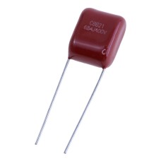 Конденсатор CBB21 680nF 400V J(±5%), P=10mm, 12x15x9mm CBB21-684J400VP10 плівковий JEC