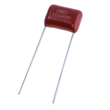 Конденсатор CBB21 10nF 400V J(±5%), P=10mm, 12x8x5mm CBB21-103J400VP10 плівковий JEC