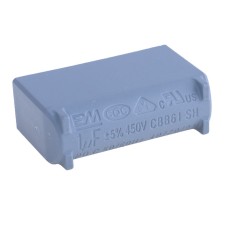 Конденсатор 1uF 450VAC ±5% CBB61 37x12x22mm, пусковий CBB61-105J450V BM,JEC