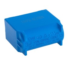 Конденсатор 3uF 450VAC ±5% CBB61 36,5x18x30, пусковий CBB61-305J450V BM,JEC