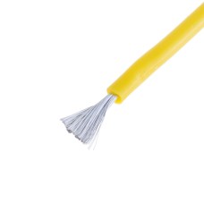Силіконовий провід 17AWG (1.05mm²-210/0.08TS) жовтий