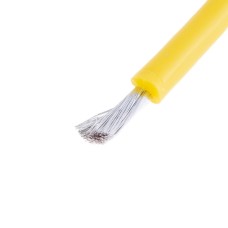 Силіконовий провід 15AWG (1.5mm²-300/0.08TS) жовтий