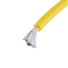 Силіконовий провід 14AWG (2.0mm²-400/0.08TS) жовтий