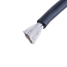 Силіконовий провід 7AWG (12mm²-2400/0.08TS) чорний