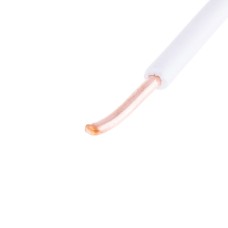 Провід одножильний 1.5mm² (16AWG, 1xD1.38mm, мідь, PVC) білий