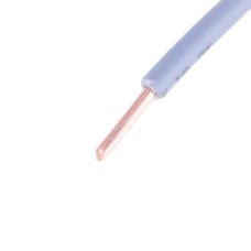 Провід одножильний 2.5mm² (14AWG, 1xD1.78mm, мідь, PVC) сірий