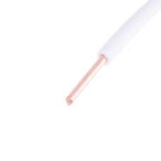 Провід одножильний 2.5mm² (14AWG, 1xD1.78mm, мідь, PVC) білий