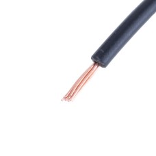 Провід багатожильний 0.5mm² (20AWG, 7xD0.3mm) чорний