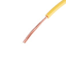 Провід багатожильний 1mm² (18AWG, 7xD0.43mm) жовтий