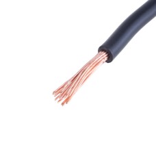 Провід багатожильний 2.5mm² (14AWG, 19xD0.41mm) чорний