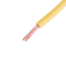 Провід багатожильний 2.5mm² (14AWG, 19xD0.41mm) жовтий