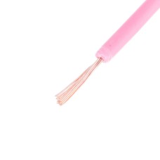 Провід багатожильний 0.3mm² (22AWG, 16xD0.15mm) рожевий