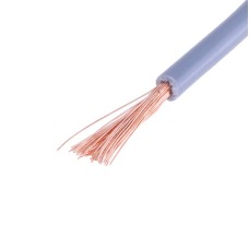 Провід багатожильний 2.5mm² (14AWG, 77xD0.20mm) сірий