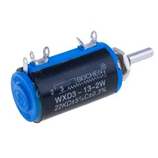 Багатооборотний потенціометр дротовий 22 kOhm, WXD3-13-2W-22K Ohm Bochen