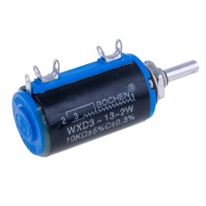 Багатооборотний потенціометр дротовий 10 kOhm, WXD3-13-2W-10K Ohm Bochen