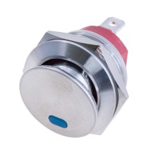 Перемикач, KCD2-201NM 12V blue Led Daier