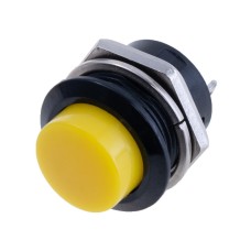 Кнопка без фіксації жовта, R13-507 Yellow Button Daier