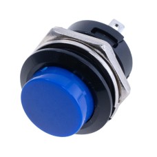 Кнопка без фіксації синя, R13-507 Blue Button Daier