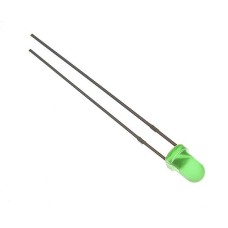 Світлодіод 3mm зелений 565nm, 50°, LAG30640-WENRUN