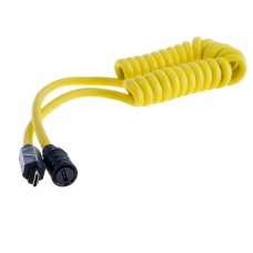 Провід USB type-C male / USB type-C female , спіральний PD140W 1м YiChen