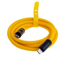 Провід зелений з індикатором USB type-C male PD240W 1,5m YiChen