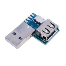 Перехідник-модуль USB-A male, USB-A female, microUSB,PCB-4pin