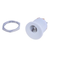 Гніздо живлення біле на корпус 5,5 x2,1, DC-022 White Daier
