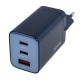 Зарядний пристрій GaN 65W, TCT65W-XR01 Black Toocki