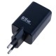 Зарядний пристрій GaN 65W, TCT65W-XR01 Black Toocki