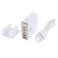 Зарядний пристрій GaN 140W, TCTZM-XRB01 White EU Toocki