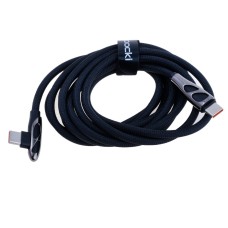 Провід USB type-C / USB type-C 240W кутовий 2м, 20100042 Toocki