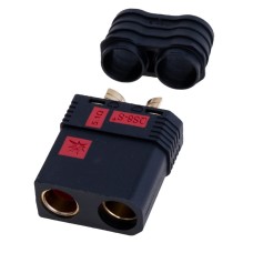 Потужний роз'єм QS8-S+F чорний, QS Electronic