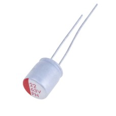 Конденсатор 22uF 63V 6,3x8, HED1-PH-63V226M 6,3x8, полімерний JEC