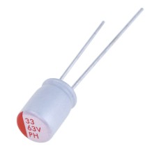 Конденсатор 33uF 63V 6,3x8, HED1-PH-63V336M 6,3x8, полімерний JEC