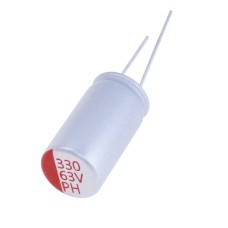 Конденсатор 330uF 63V 10x20, HED1-PH-63V337M 10*20, полімерний JEC