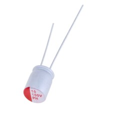 Конденсатор 10uF 100V 6,3x8, HED1-PH-100V106M 6,3x8, полімерний JEC