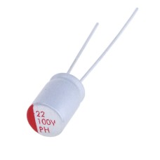 Конденсатор 22uF 100V 6,3x8, HED1-PH-100V226M 6,3x8, полімерний JEC