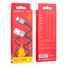 Кабель USB A plug - Type-C plug довжина 1m, чорний (Borofone BX83)