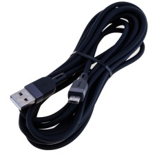 Кабель USB A plug - USB micro plug довжина 3m, чорний 2.4A Hoco (X109)