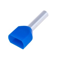 Кабельний наконечник подвійний, переріз 2×2,5 мм², довжина 13 мм, TE2513 Daier